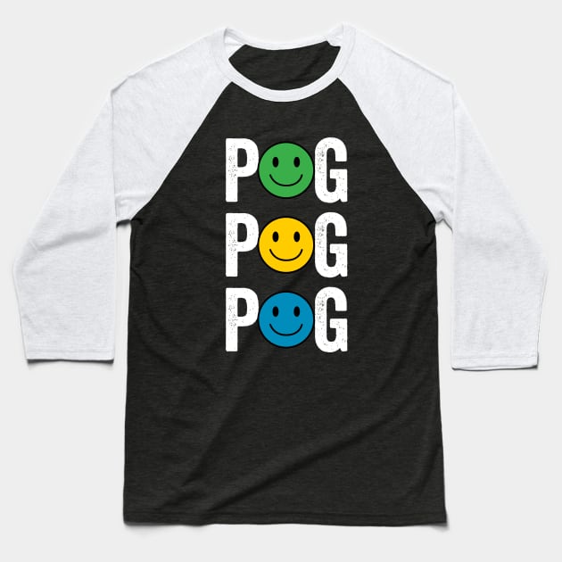 Pog Baseball T-Shirt by Color Fluffy